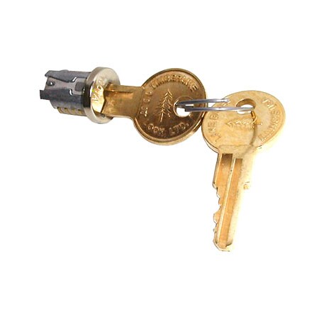 Timberline Lock Plug Nickel Keyed Alike Key Number 106